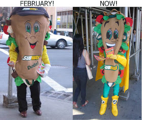 Subway mascot deals